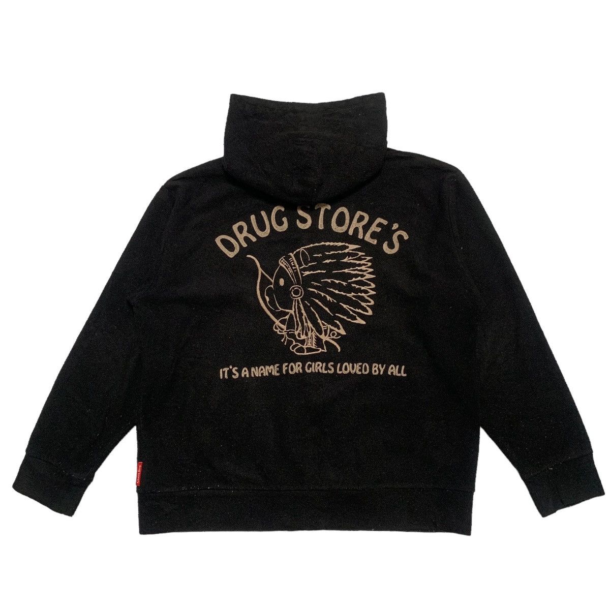 Japanese Brand Japanese Brand Drug Store’s Big Logo Zipper Hoodie Size US L / EU 52-54 / 3 - 1 Thumbnail