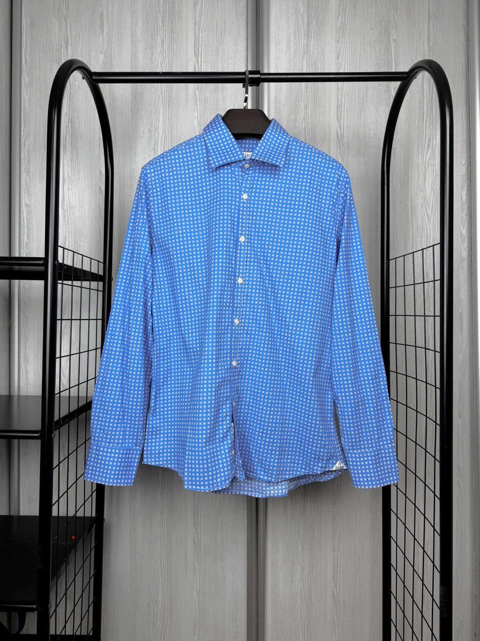 Other Antonio Fusaro Napoli Dal 1893 blue cotton patterned shirt Size US XL / EU 56 / 4 - 1 Thumbnail