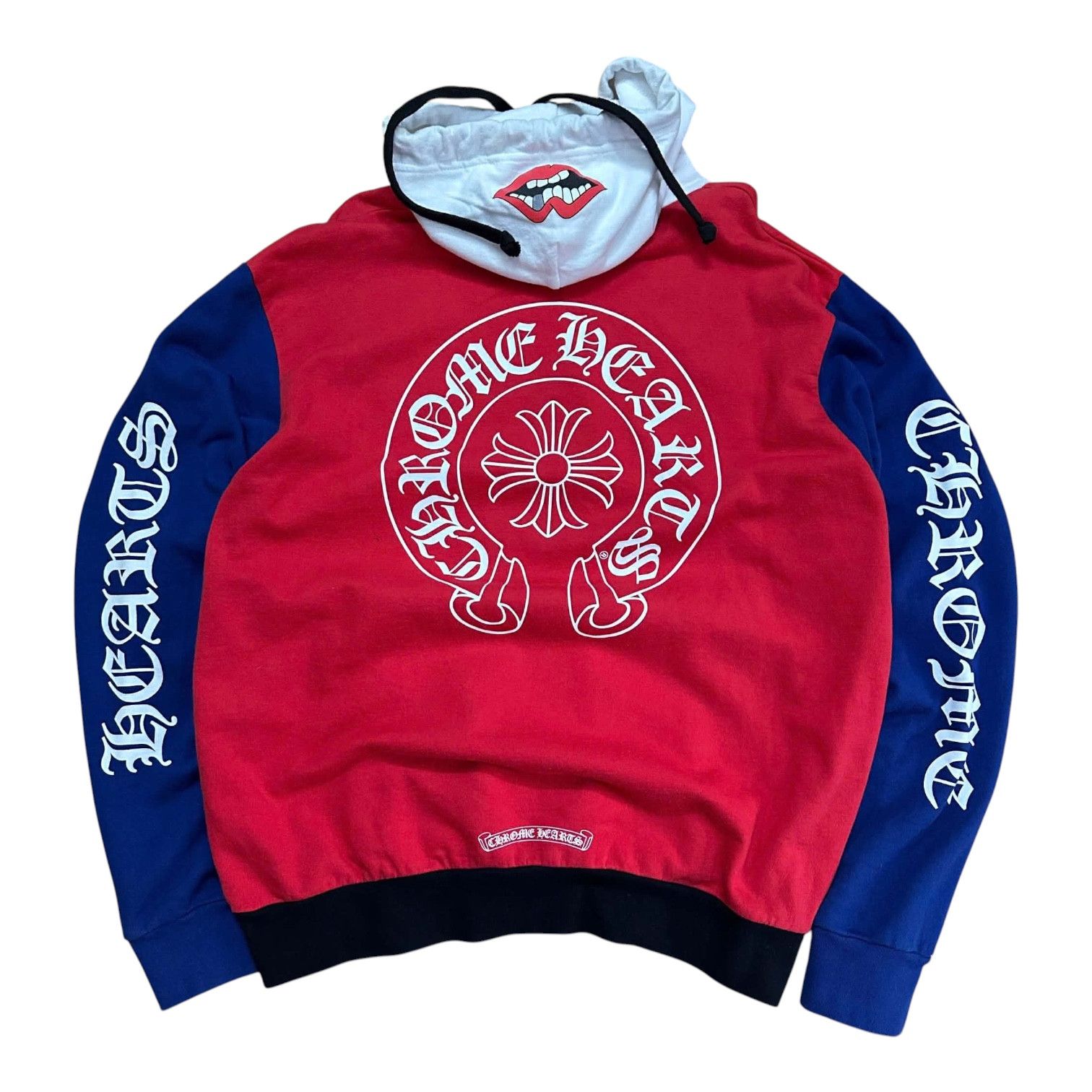 Chrome Hearts Matty boy silver tooth chomper horseshoe hoodie