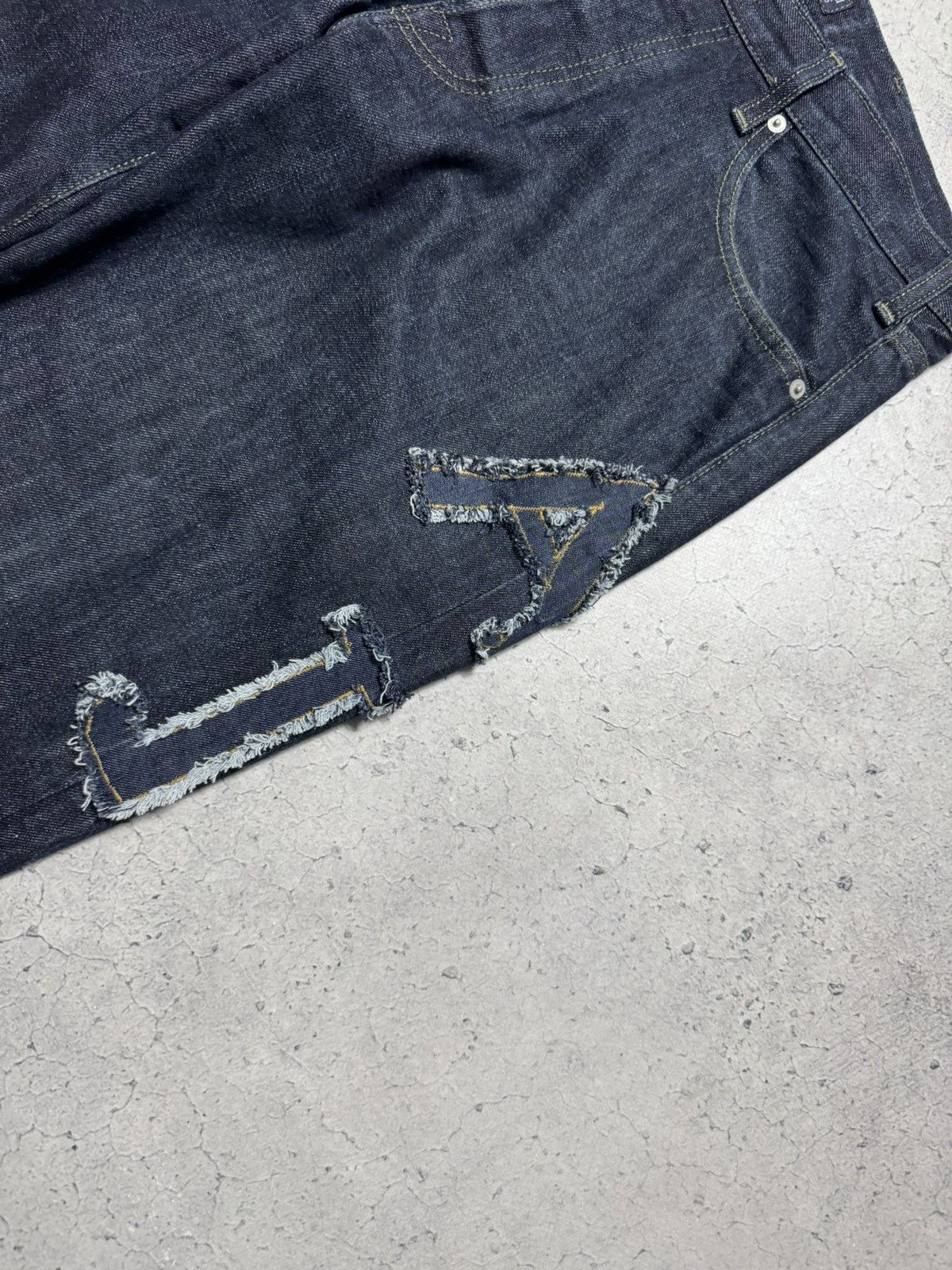 Armani Armani Jeans Big Logo Baggy Denim Luxury Vintage Size 34 Size US 34 / EU 50 - 3 Thumbnail