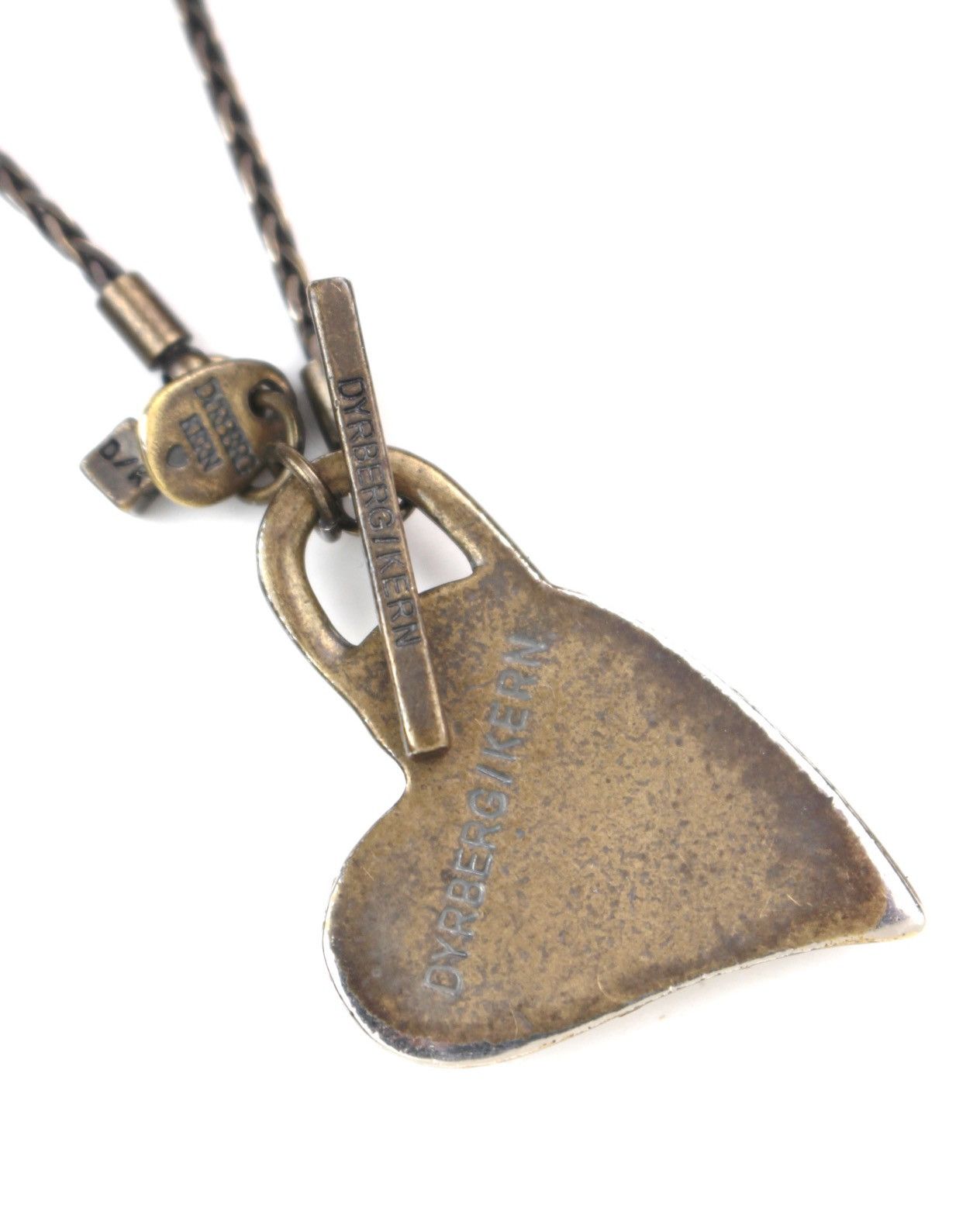 Hysteric Glamour DYRBERG/KERN CRYSTAL HEART PENDANT ROPE NECKLACE Size ONE SIZE - 6 Thumbnail