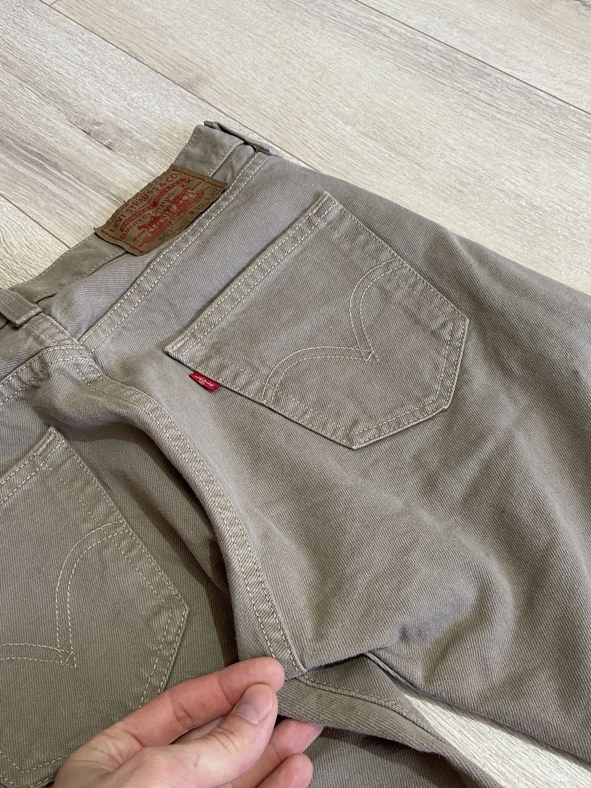 Levi's × Vintage Levi’s 501 pants 90s vintage brown size W30 L30 Size US 30 / EU 46 - 10 Thumbnail