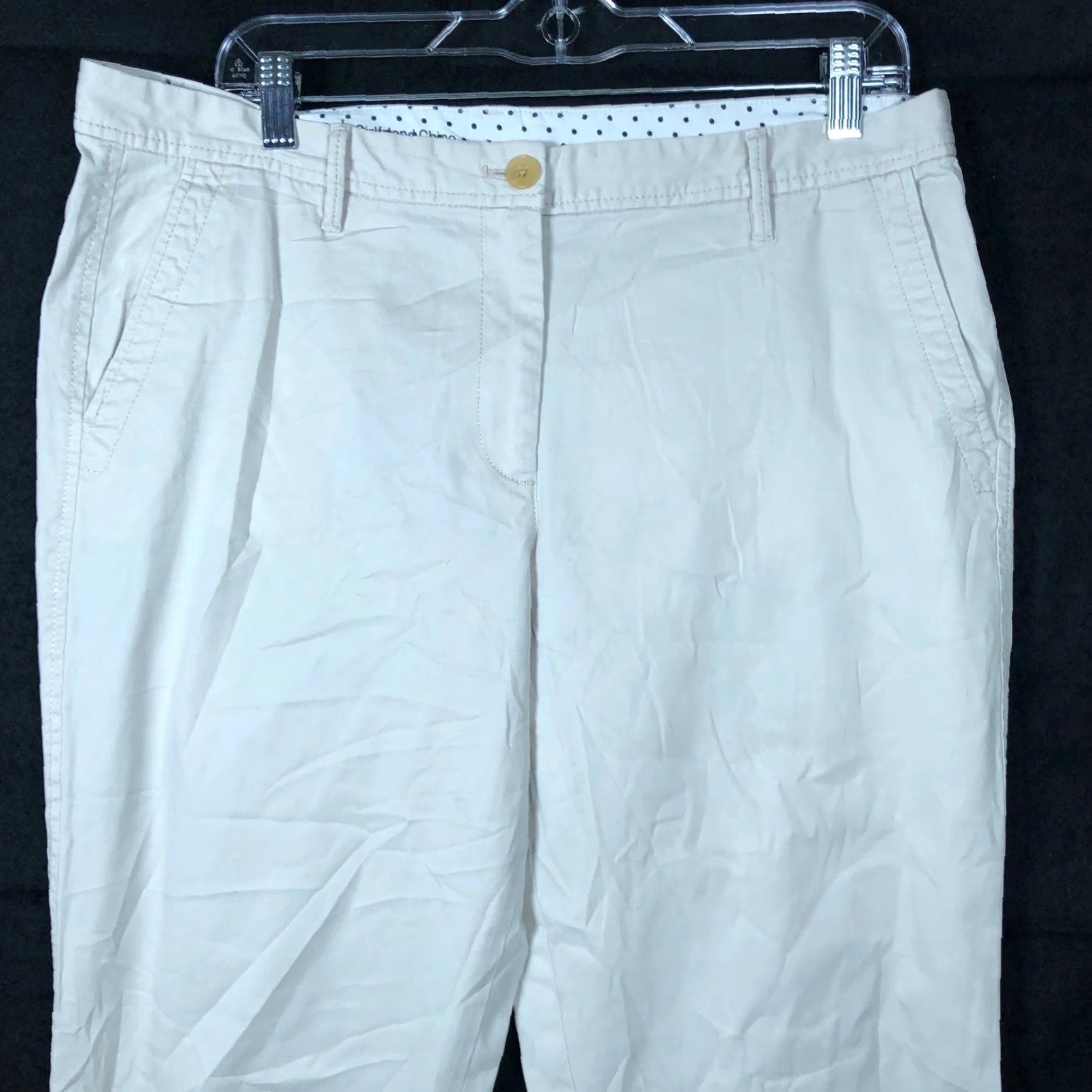 Talbots **Talbots Womens Tan High Rise Chino Pants Regular Fit 12** User: **Talbots Womens Tan High Rise Chino Pants 12 Regular Fit** Size 34" / US 12 / IT 48 - 2 Thumbnail