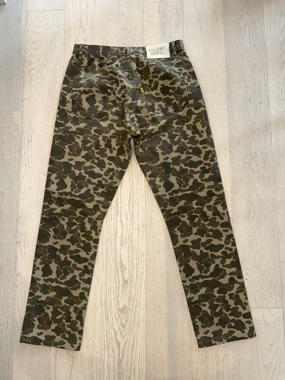 Gallery Dept. Gallery DEPT Camouflage Straight Leg Jeans Size US 31 - 2 Thumbnail