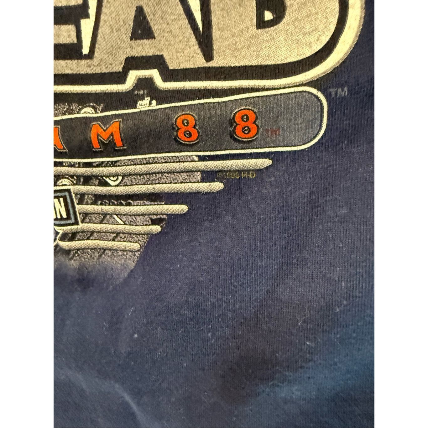 Harley Davidson Size XL - Vintage 1996 Harley Davidson Fathead Twin Cam 88 B Size US XL / EU 56 / 4 - 3 Thumbnail