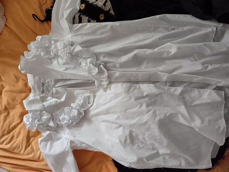 Comme des Garcons Comme Des Garcons White floral shirt 2503-Nextarrow Size XS / US 0-2 / IT 36-38 - 4 Thumbnail