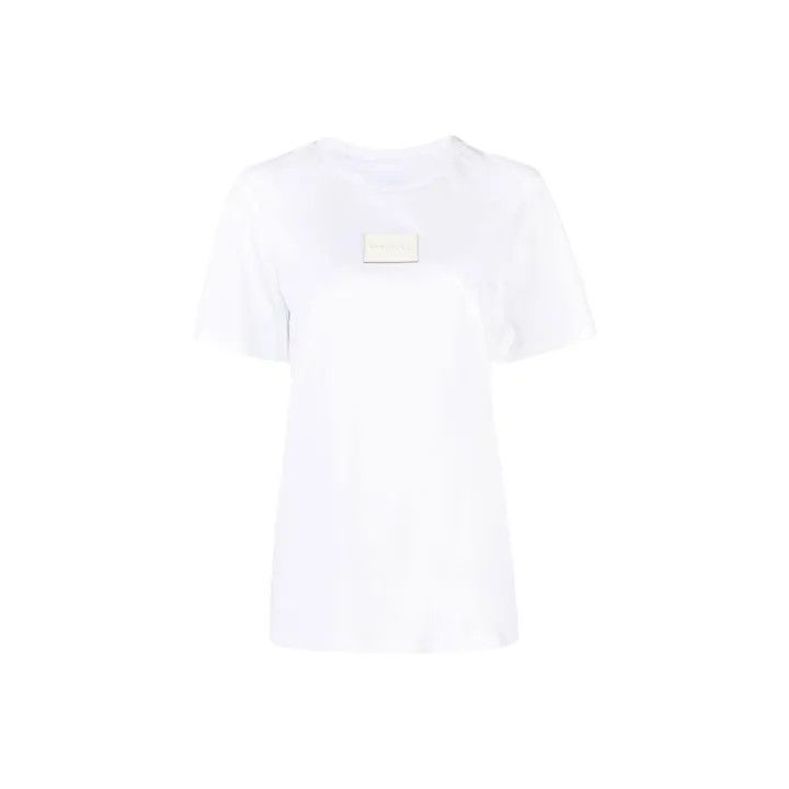 Maison Margiela MM6 Maison Margiela White Short Sleeve T-Shirt 0079 Size M / US 6-8 / IT 42-44 - 1 Thumbnail