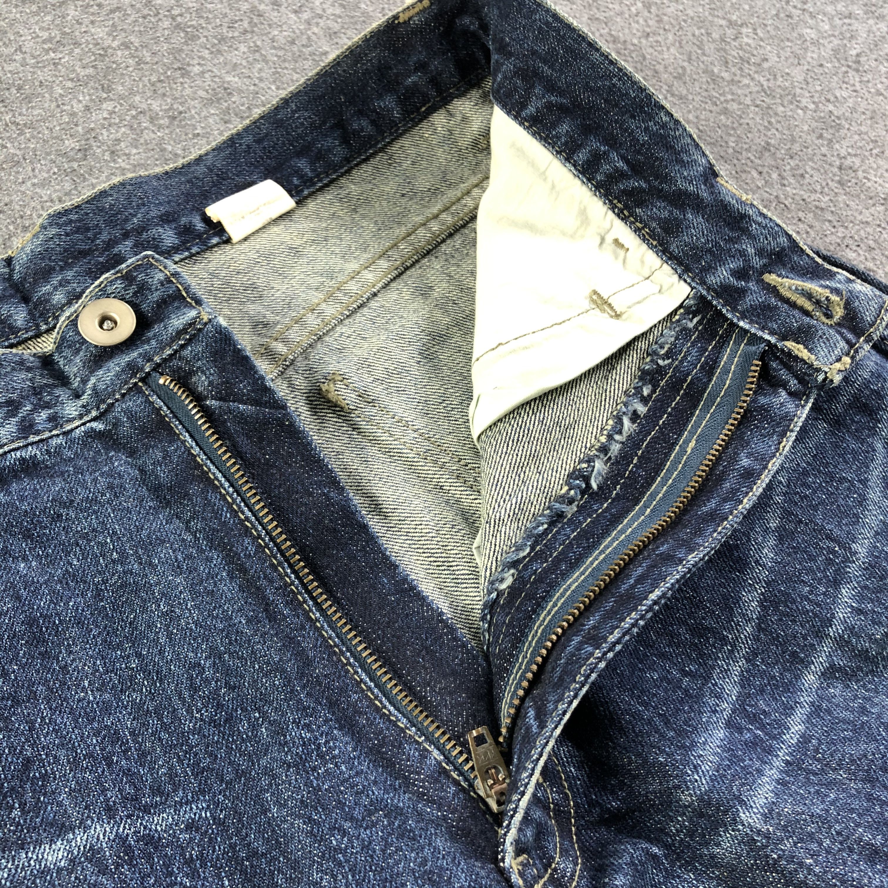 Japanese Brand Japanese Brand Dig Deep Jeans Printed Denim -J2767 Size US 32 / EU 48 - 7 Thumbnail