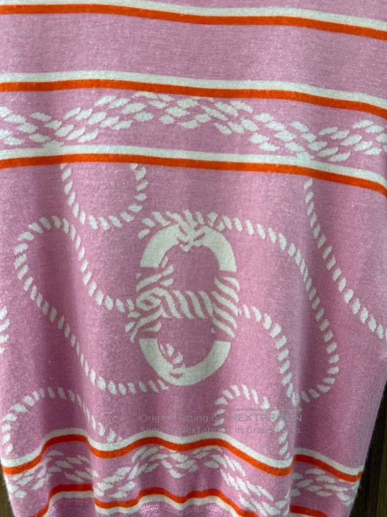 Hermes Hermes Pink knitted short-sleeve Size XS / US 0-2 / IT 36-38 - 3 Thumbnail