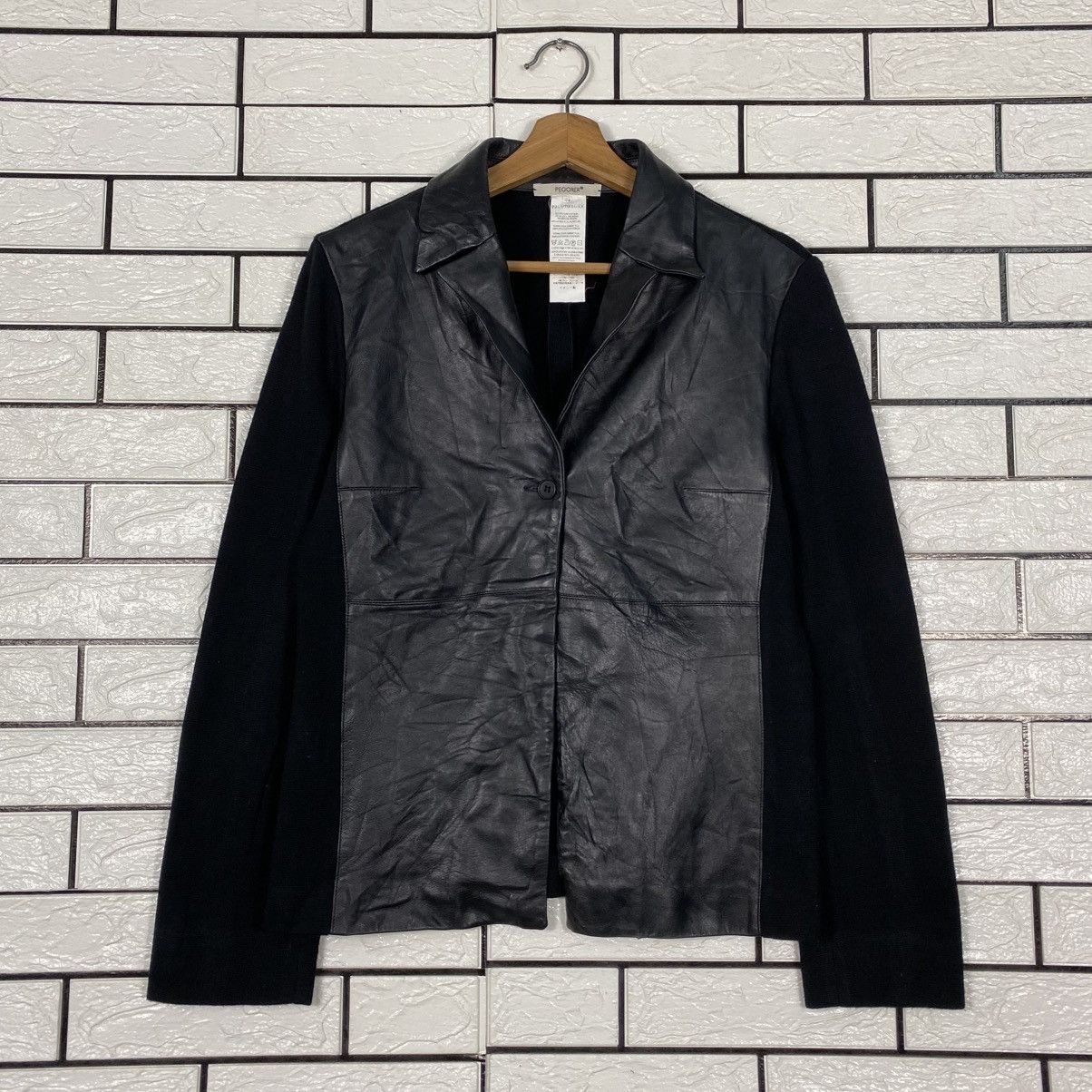 Japanese Brand 📌Biker Bondage Leather Jacket Designer Pegorer Punk Style Size US S / EU 44-46 / 1 - 2 Thumbnail