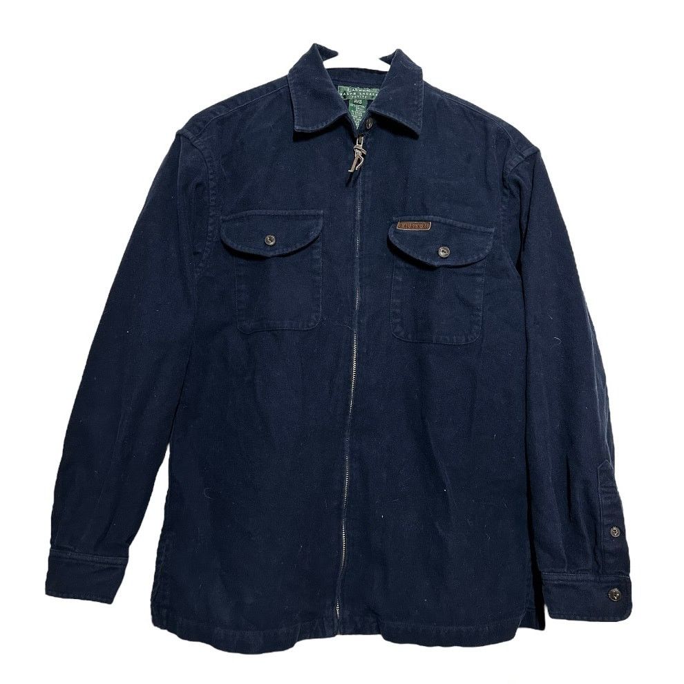 Lauren Ralph Lauren Lauren Ralph Lauren Overshirt Jacket Full Zip Up Navy P/S Size S / US 4 / IT 40 - 1 Thumbnail