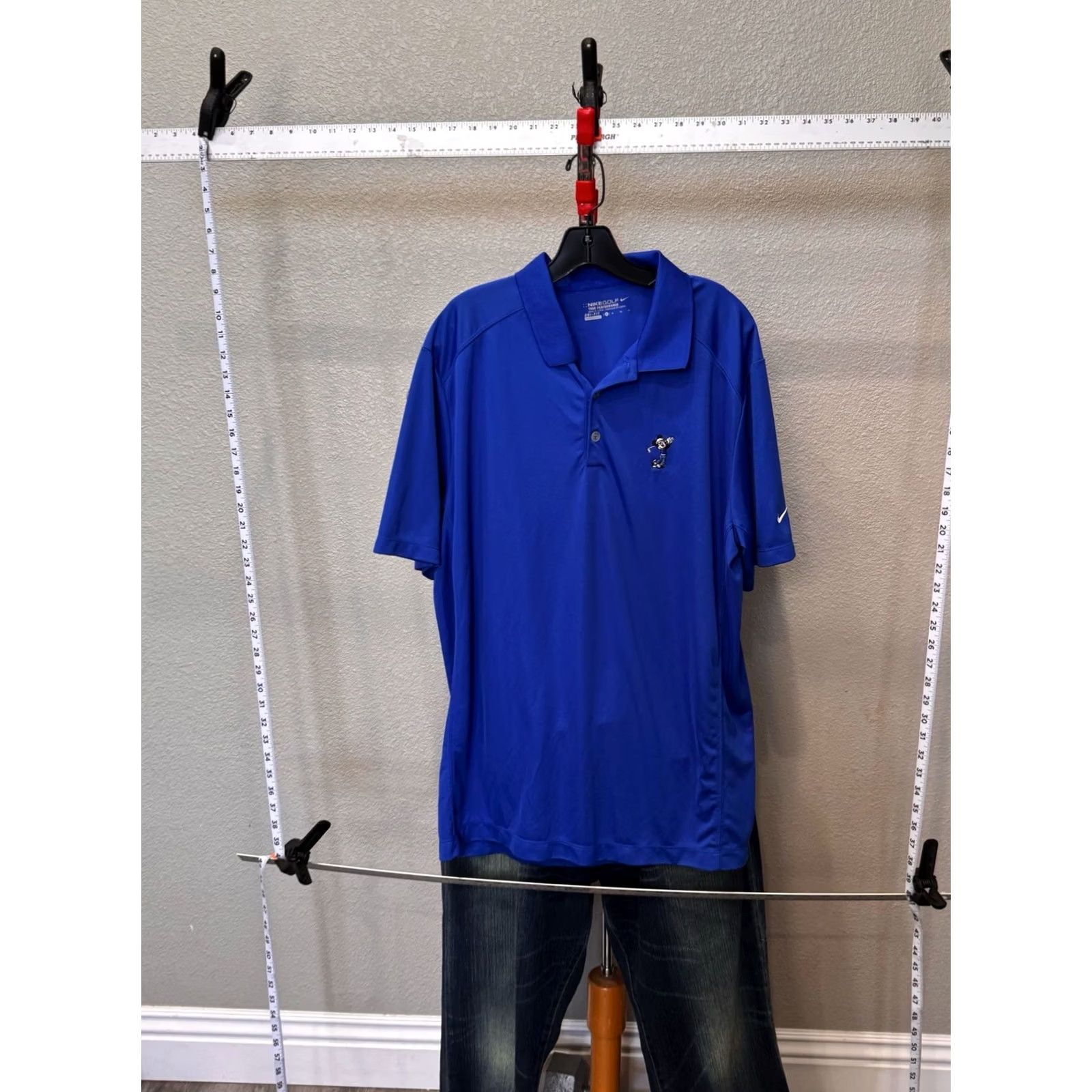 Nike Mickey Mouse Golfing POLO SHIRT XL Mens