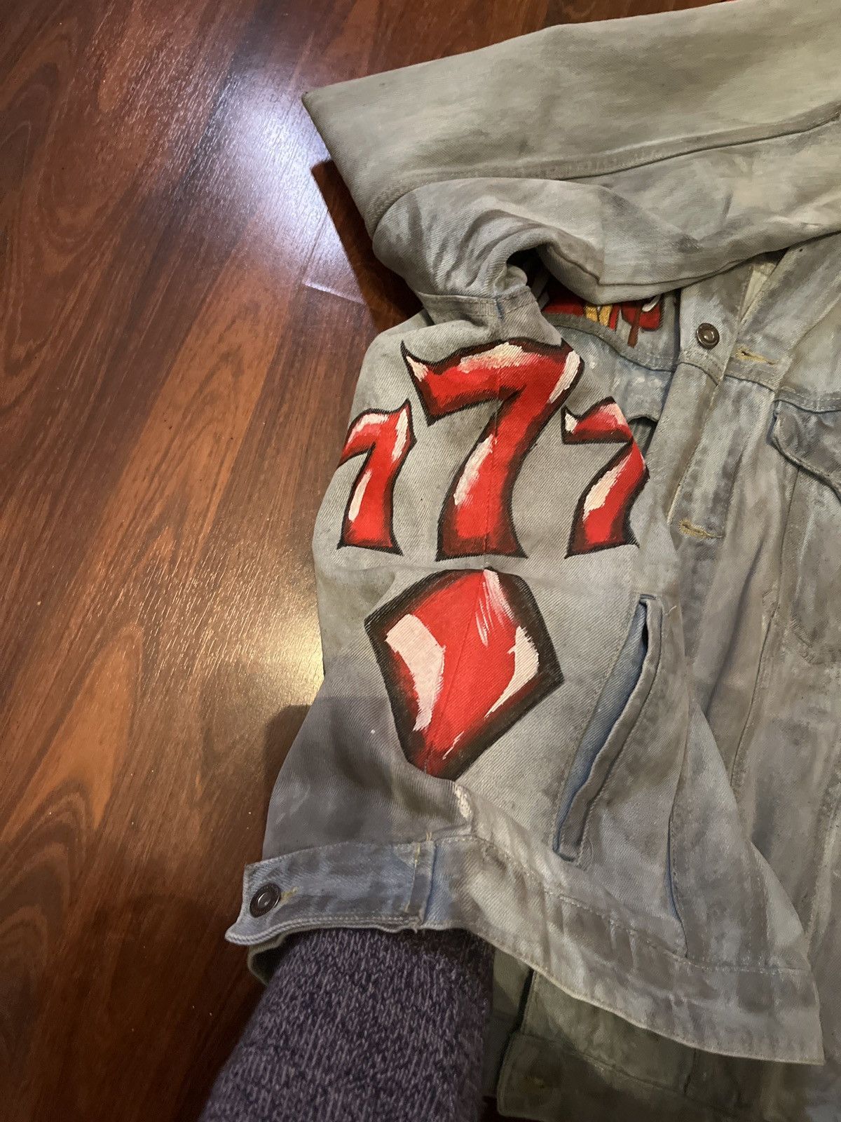 Other V.13 Denim Jacket custom painted Size US L / EU 52-54 / 3 - 6 Thumbnail