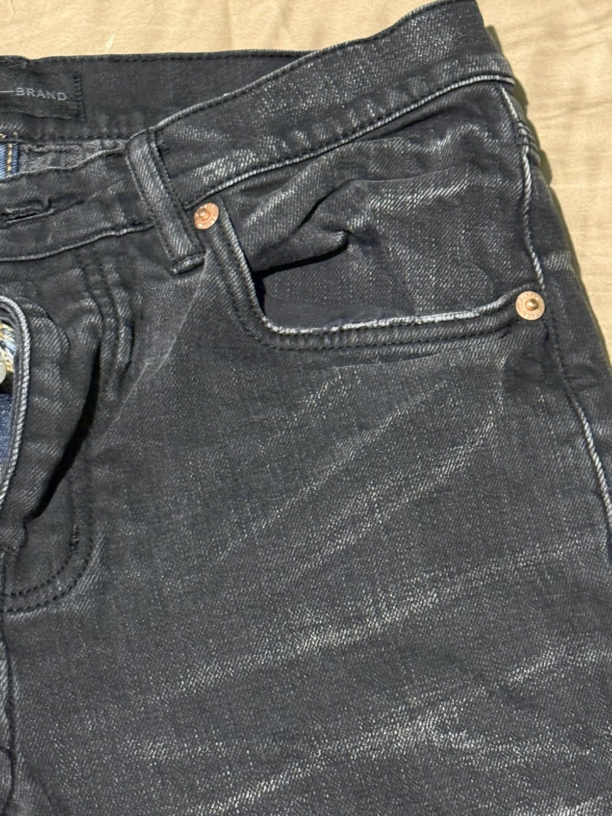 Purple Brand Half black half blue denim Purple Jeans Size 30 Size US 30 / EU 46 - 7 Thumbnail