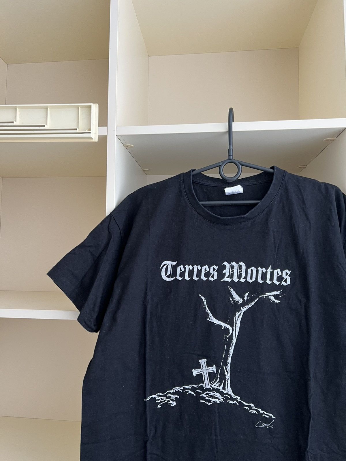 Band Tees Vintage Terres Mortes Black Metal Rock T-Shirt Tee Size L Size US L / EU 52-54 / 3 - 3 Thumbnail