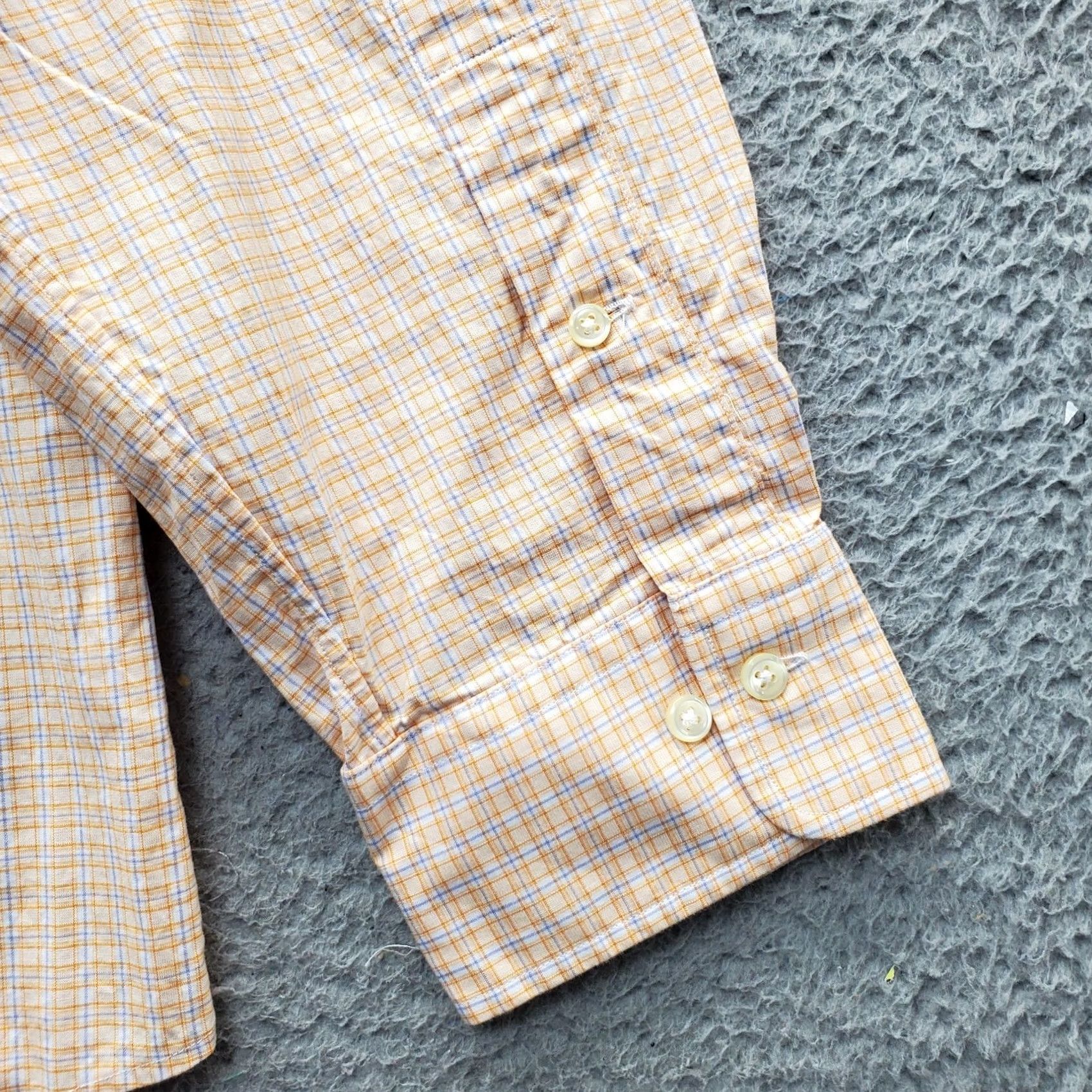 Polo Ralph Lauren Polo Ralph Lauren Dress Shirt Mens 17.5 Multi Plaid Regent Custom Fit Collar Shirt Size 48R - 7 Thumbnail