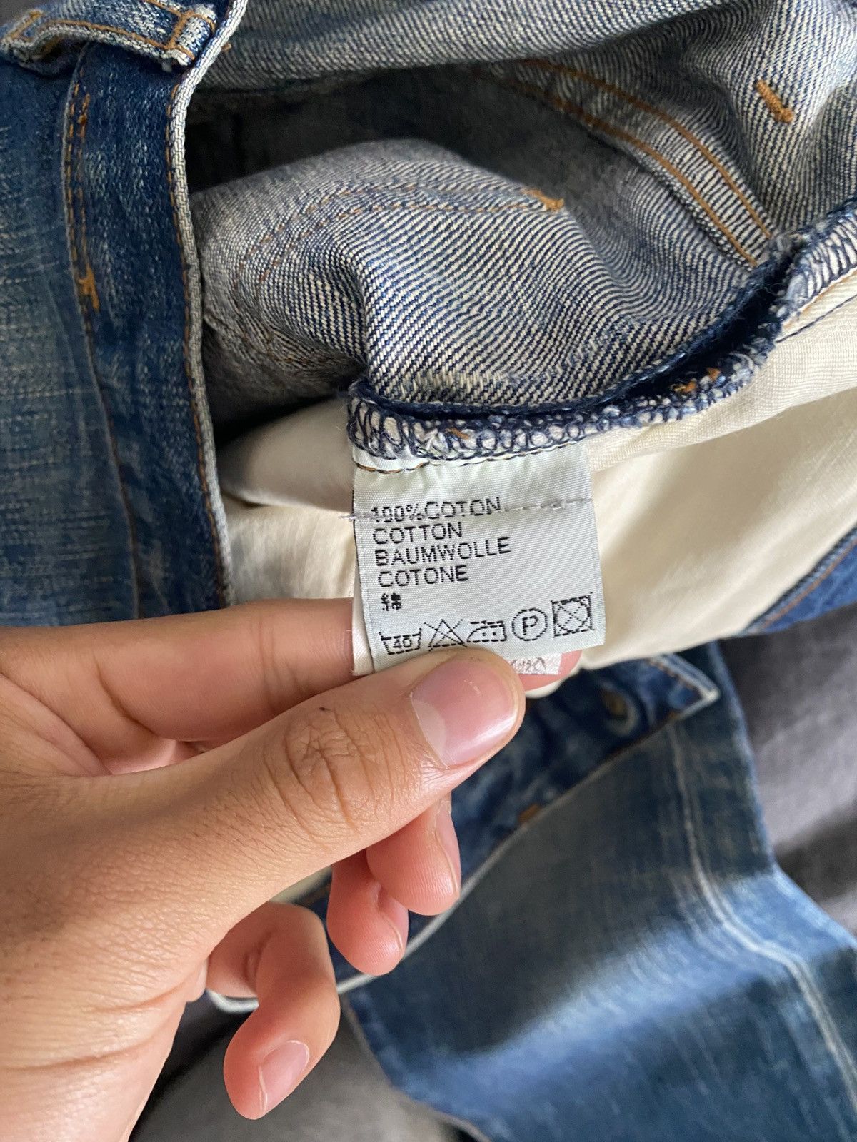 Dior hedi dior AW06 clawmark denim Size US 27 - 5 Thumbnail