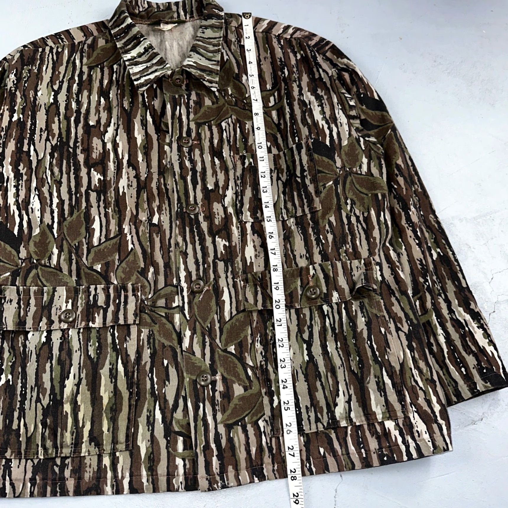 Realtree VINTAGE Realtree Spartan 80s Camouflage Shirt Mens XL Button-Up Long Sleeve US Made Size US XL / EU 56 / 4 - 4 Thumbnail