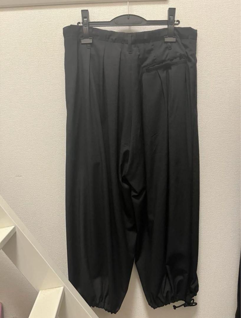Yohji Yamamoto POUR HOMME 23ss GABARDINE U-STANDARD BALLOON HZ-P07-100PANTS Size US 37 - 2 Thumbnail