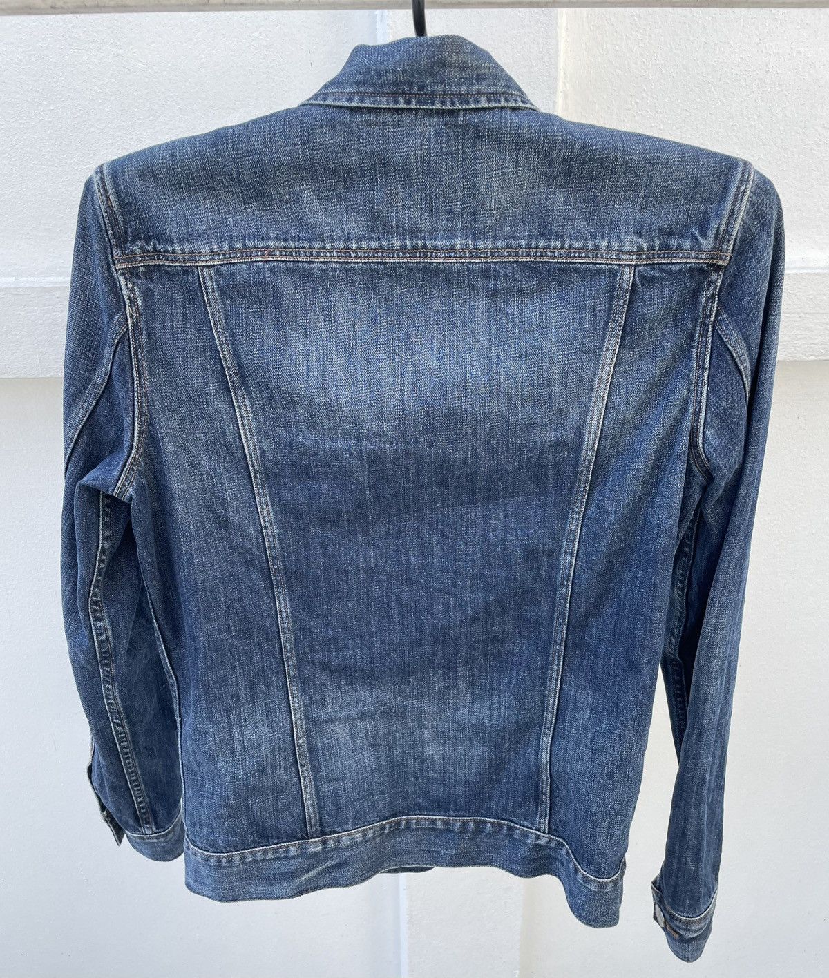 Allsaints AllSaints Colbert Denim Jacket S Indigo Faded Slim Trucker Size S / US 4 / IT 40 - 4 Thumbnail