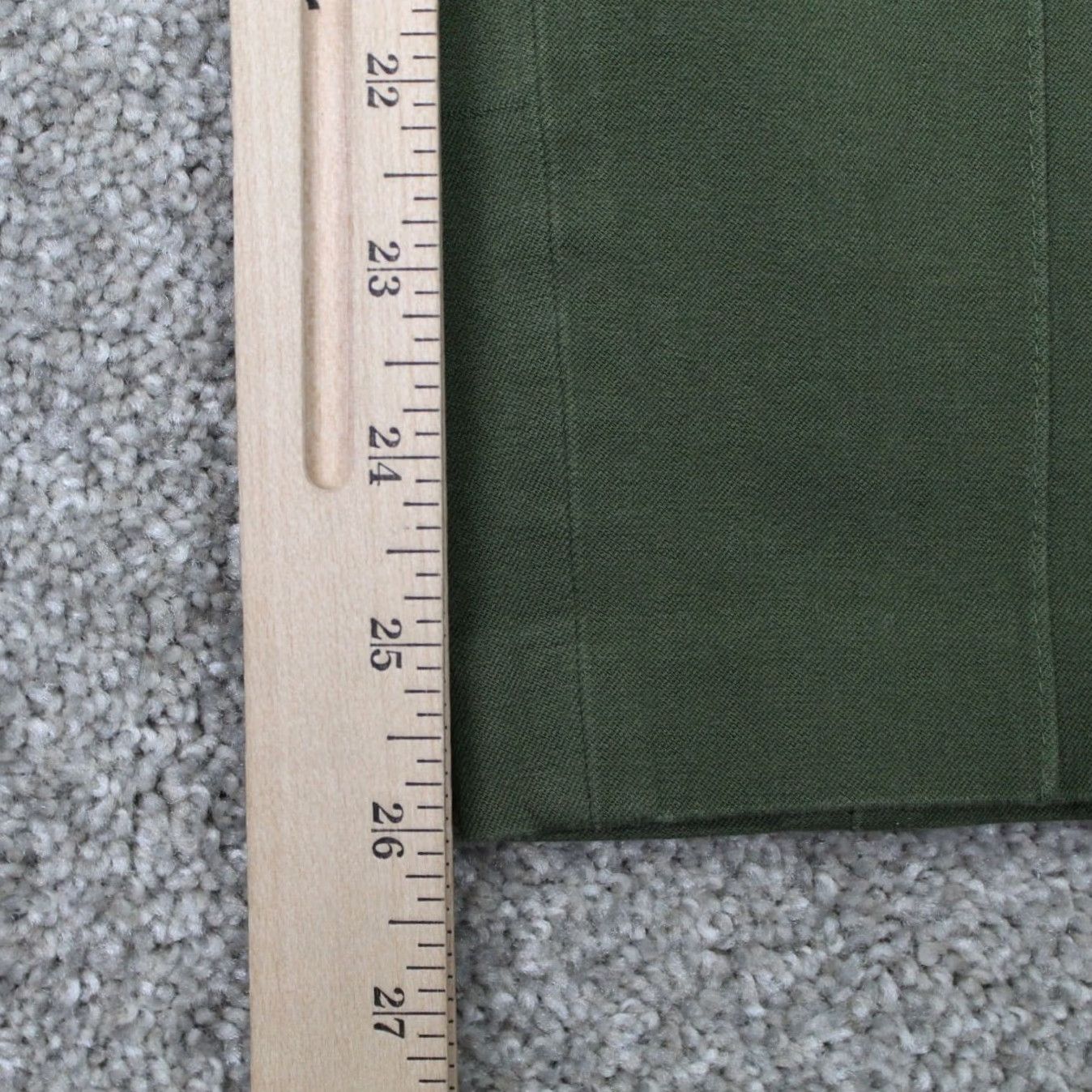 Banana Republic Banana Republic Women Pants 4 Green Sloan Legging Cotton/Rayon-Viscose Stretch Cropped Straight 4 Womens Green Ban Size 27" / US 4 / IT 40 - 3 Thumbnail