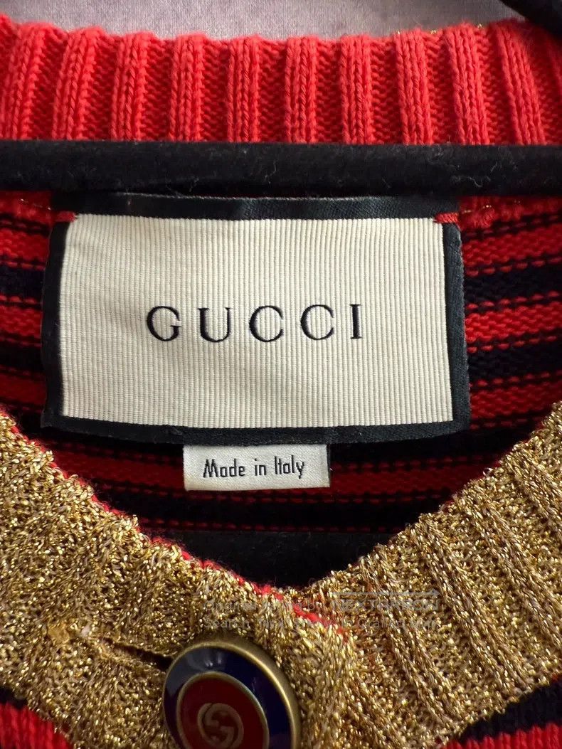 Gucci Gucci Red Old Flower Full Printed Cardigan coat Size S / US 4 / IT 40 - 2 Thumbnail