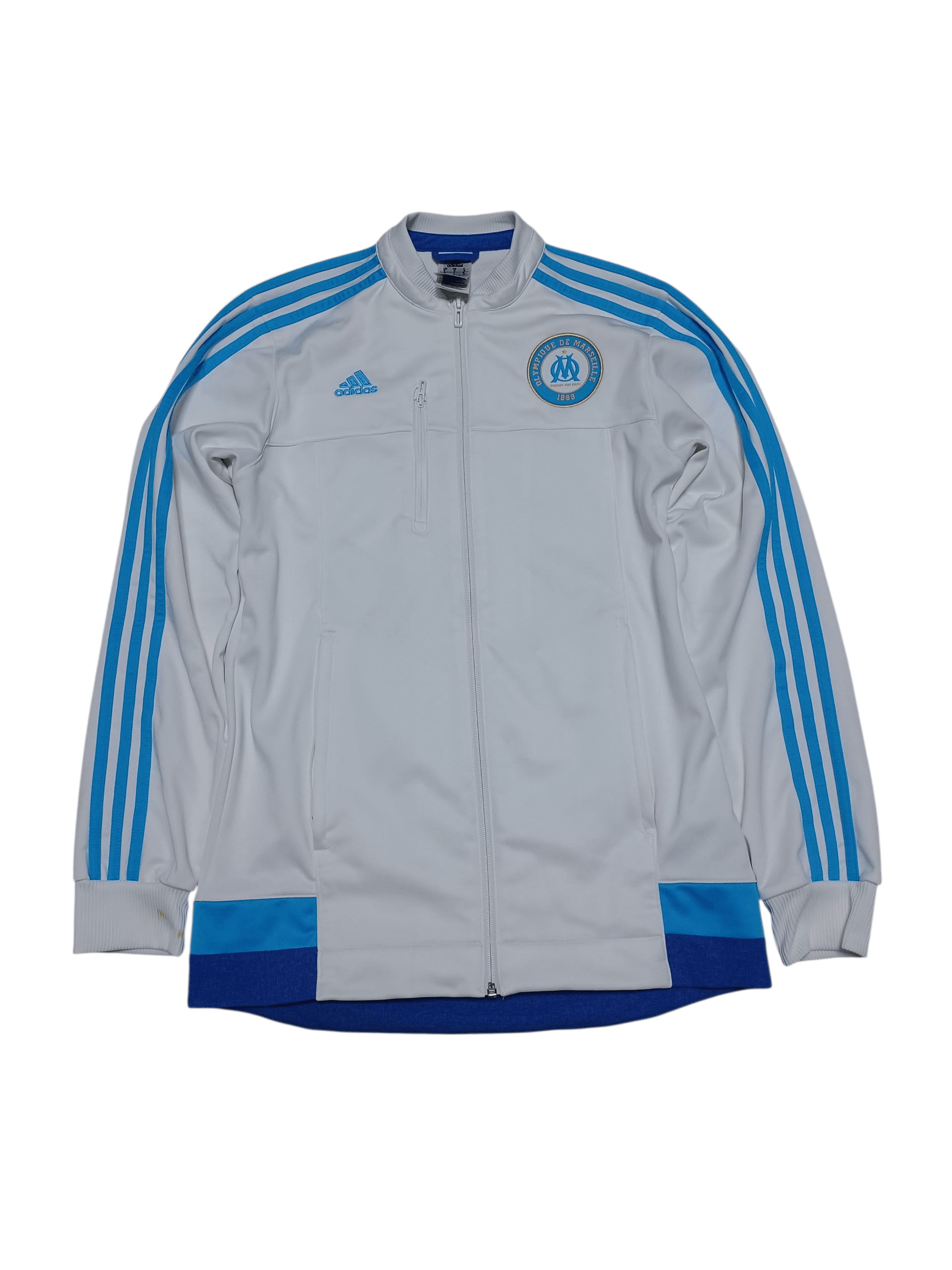 Adidas OLYMPIQUE MARSEILLE ADIDAS VINTAGE 2015 BOMBER JACKET Size US S / EU 44-46 / 1 - 1 Thumbnail