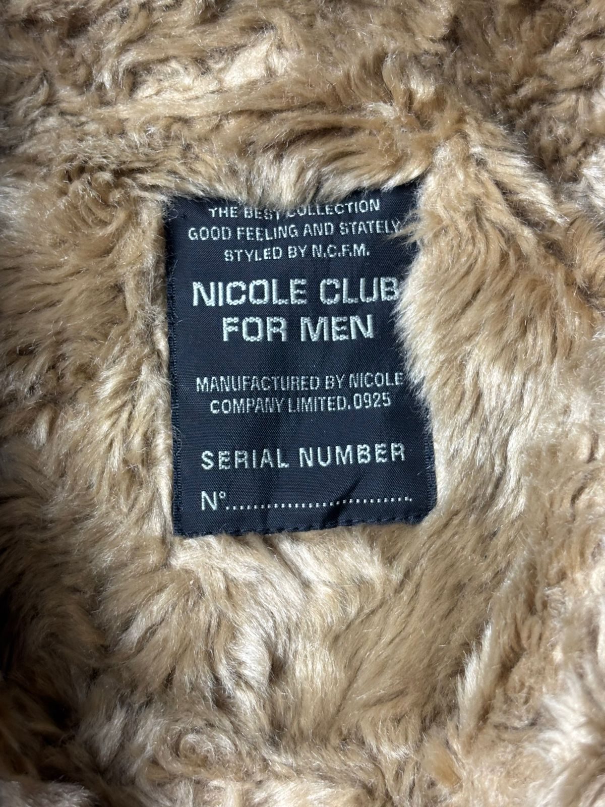 Japanese Brand 2000s Nicole Club For Men Vkei Fur Sherpa Riders Jacket Size US M / EU 48-50 / 2 - 8 Thumbnail