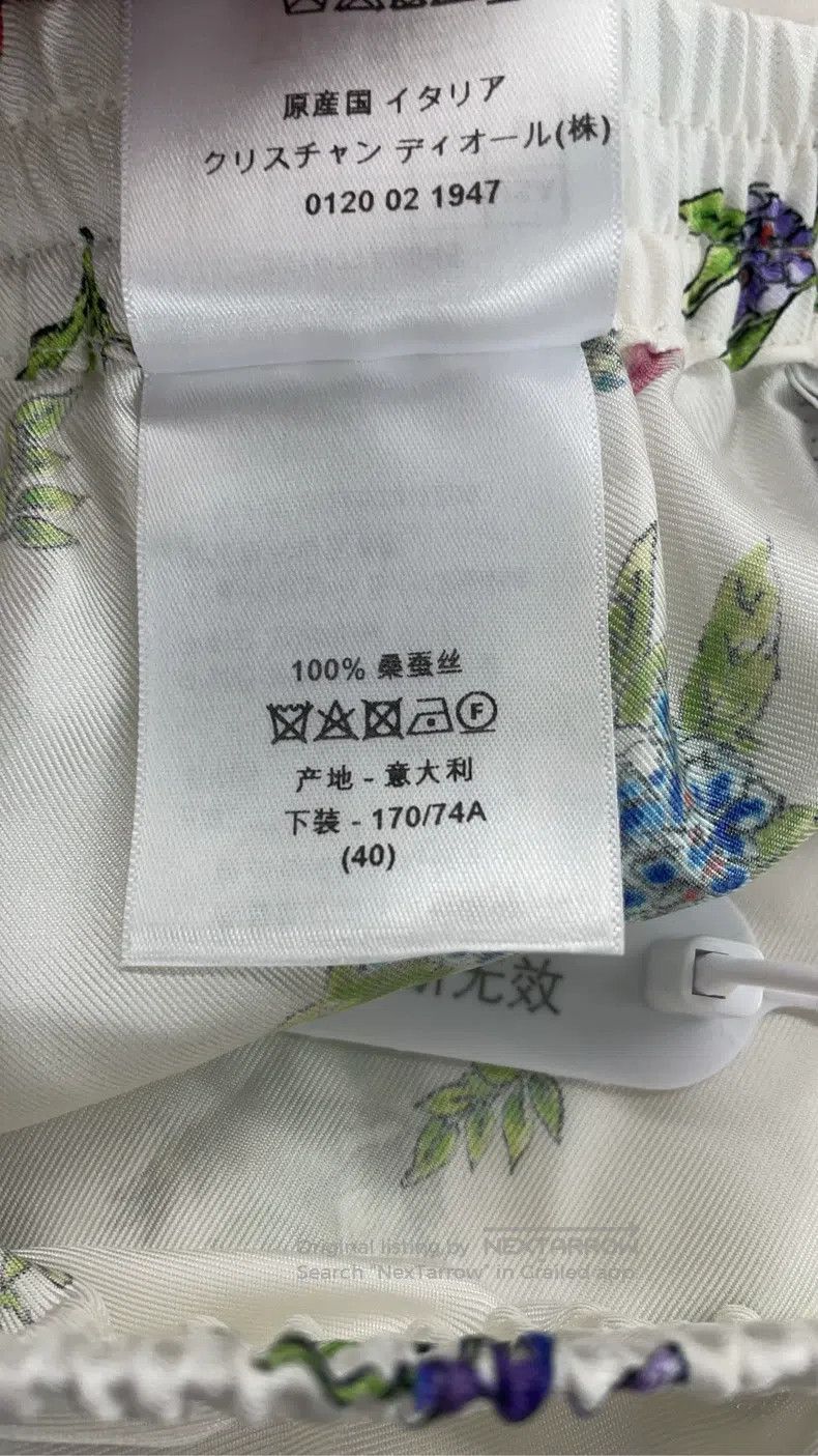 Dior Dior White floral silk shorts Size 26" / US 2 / IT 38 - 5 Thumbnail