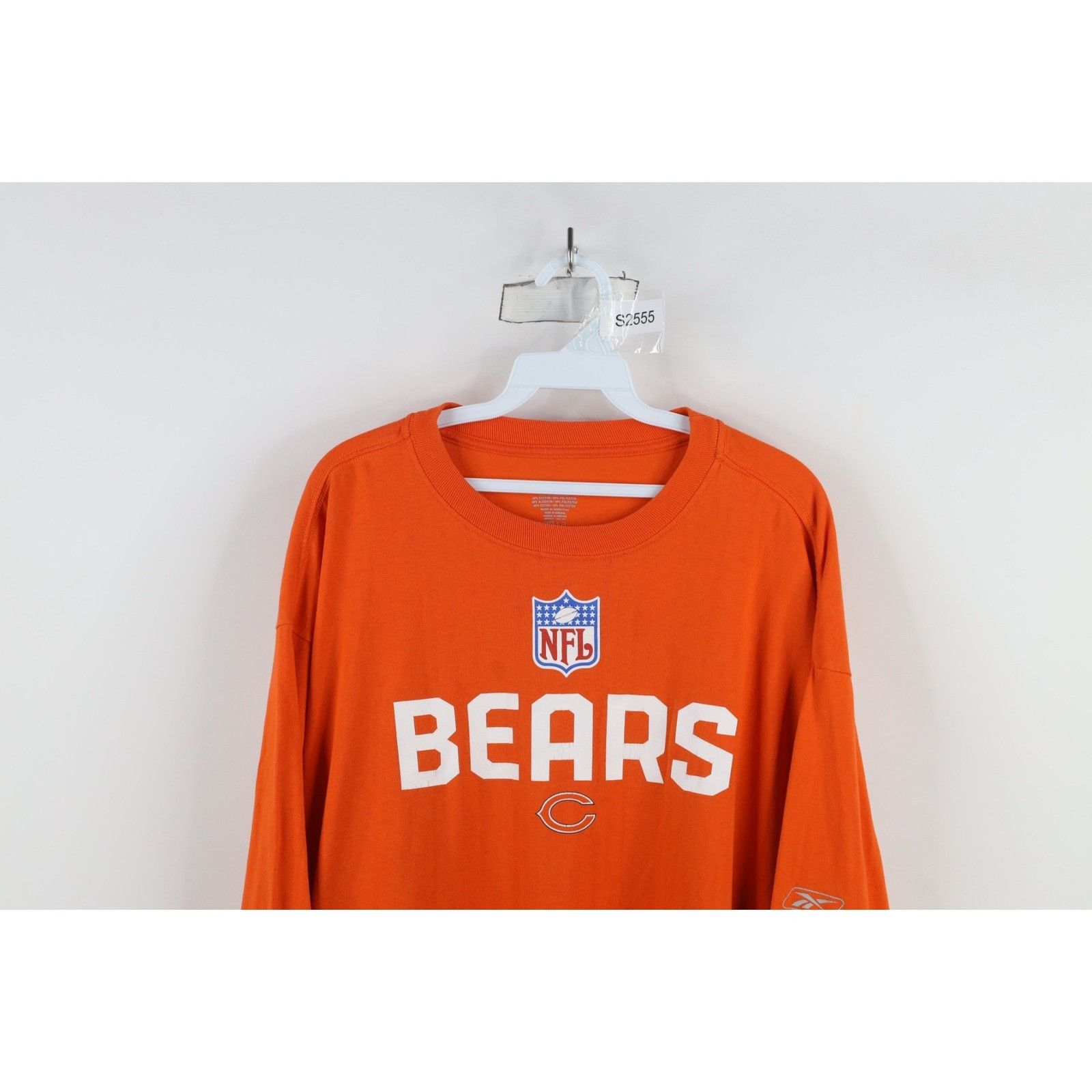 Reebok Vintage Reebok Chicago Bears Football Long Sleeve T-Shirt Size US XL / EU 56 / 4 - 2 Thumbnail