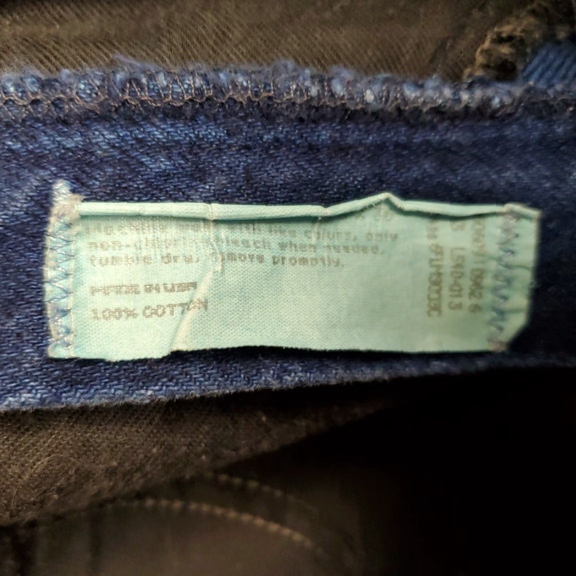 Wrangler VINTAGE VTG Wrangler Silver Lake Jeans Women 7/8x36 Blue Dyed Denim Bareback Made in USA Size 30" / US 8 / IT 44 - 7 Thumbnail