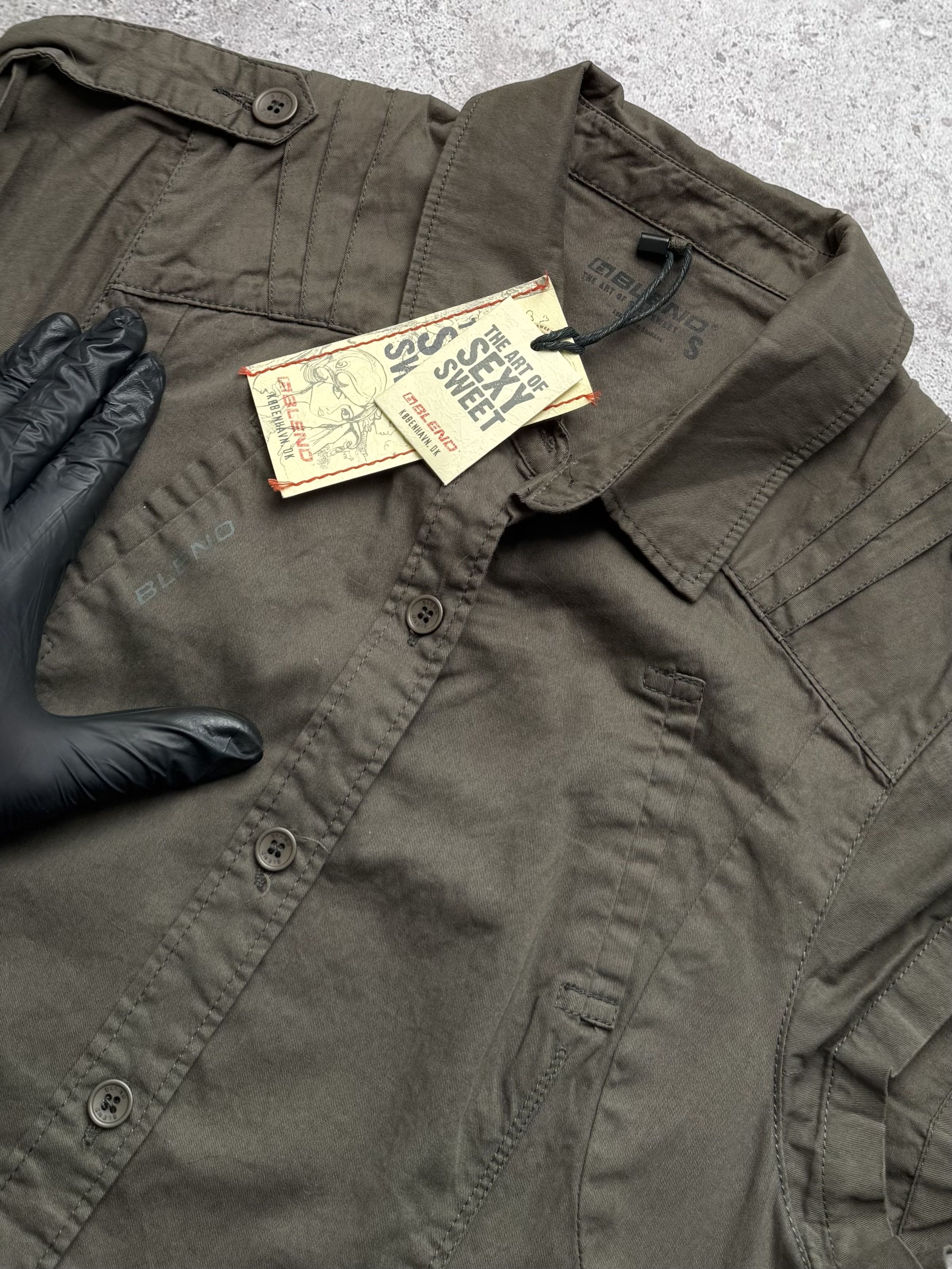 Vintage Vintage Utility Cargo Dress C20 Size S / US 4 / IT 40 - 4 Thumbnail
