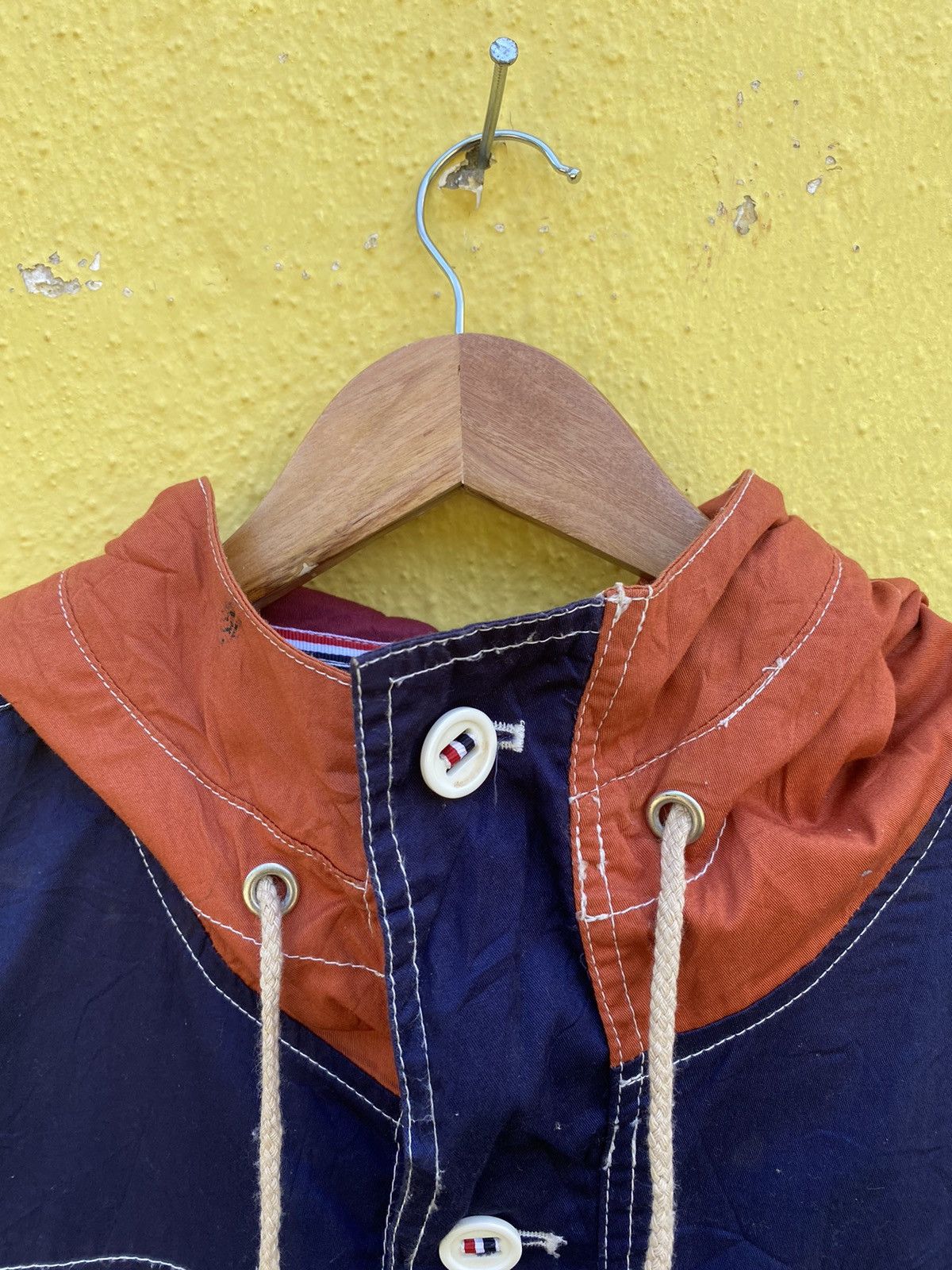 Japanese Brand Japanese brand X oval dice multicolor button jacket hoodie Size US L / EU 52-54 / 3 - 8 Thumbnail