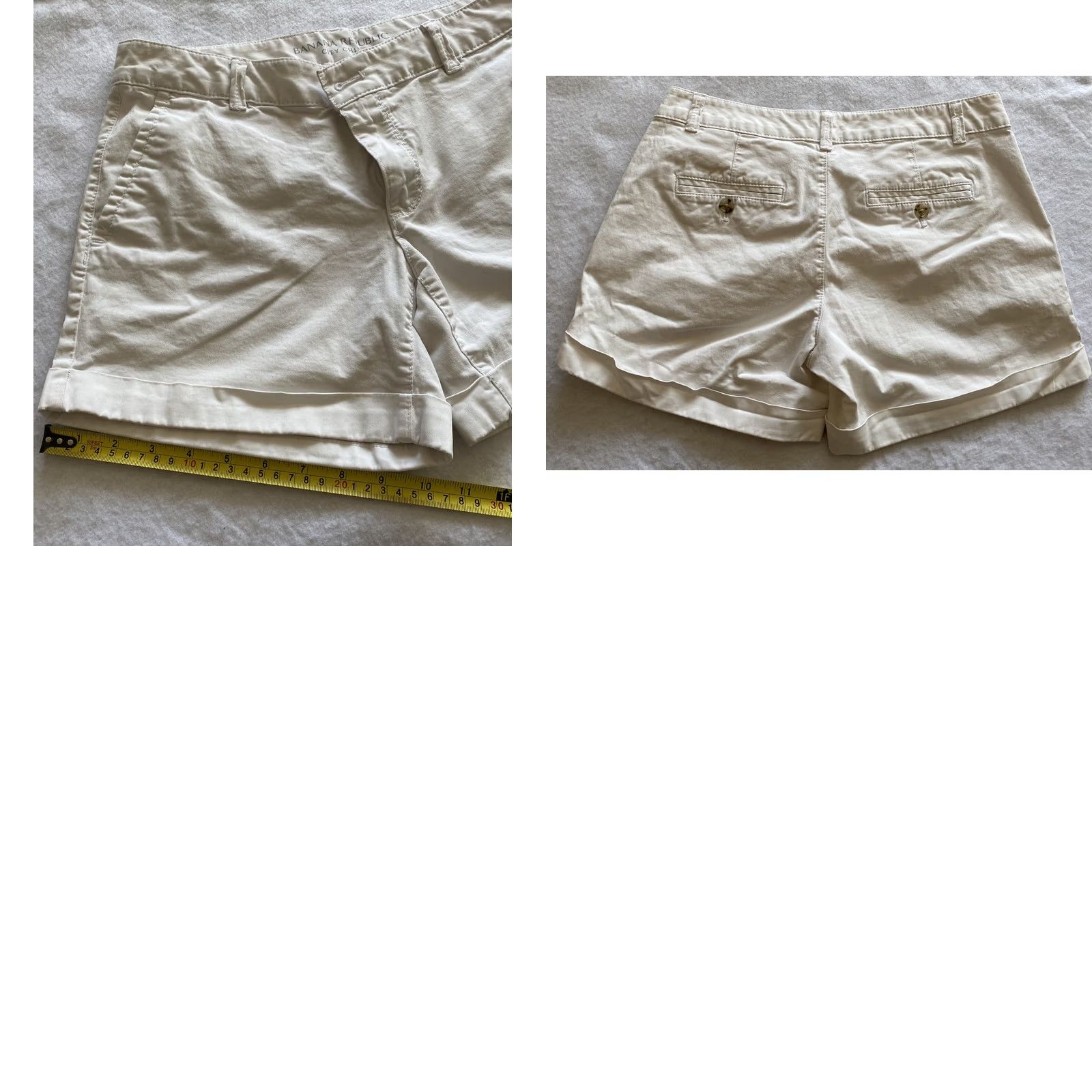 Banana Republic VINTAGE Banana Republic Womens Chino Shorts? Size 26" / US 2 / IT 38 - 8 Thumbnail