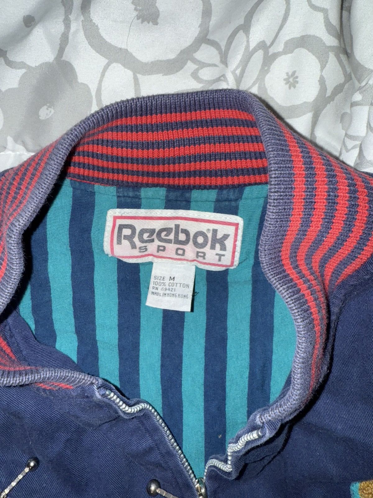 Reebok × Vintage Vintage Reebok varsity jacket Size US M / EU 48-50 / 2 - 2 Thumbnail