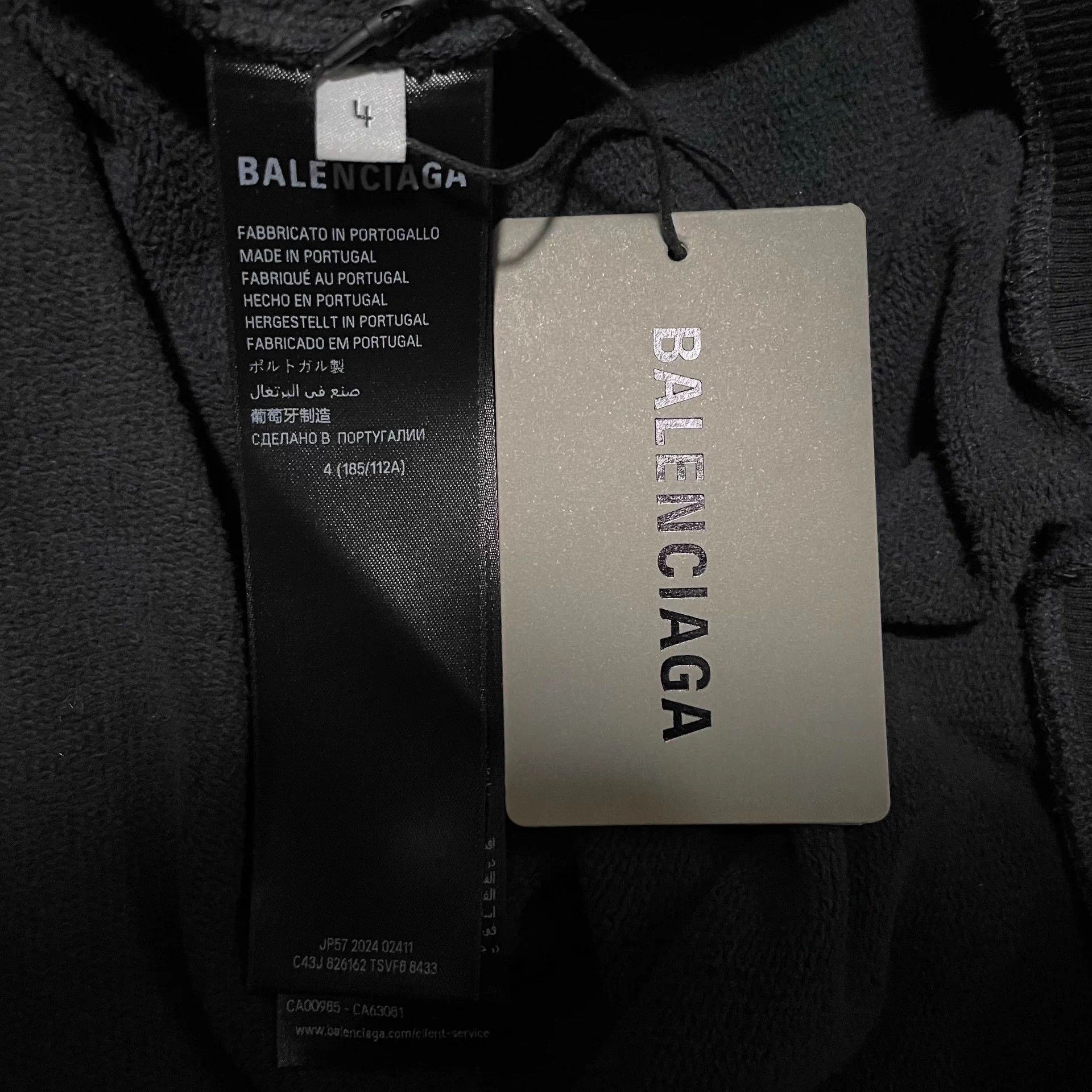 Balenciaga Balenciaga Graffiti Washed Zip Hoodie Size US XL / EU 56 / 4 - 4 Thumbnail