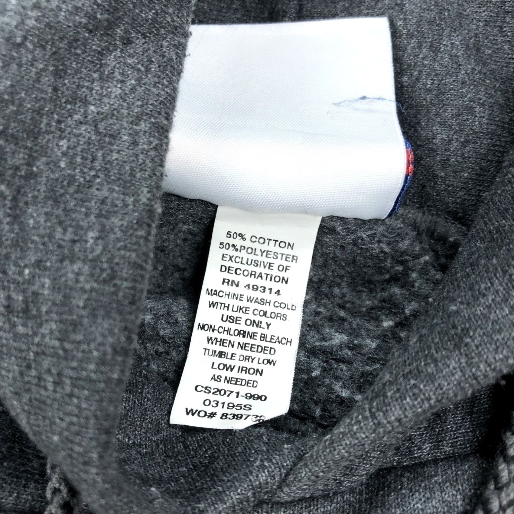 Champion Champion Kansas Jayhawks Hoodie Men's S Dark Gray Pullover Sweatshirt NCAA Size US S / EU 44-46 / 1 - 5 Thumbnail