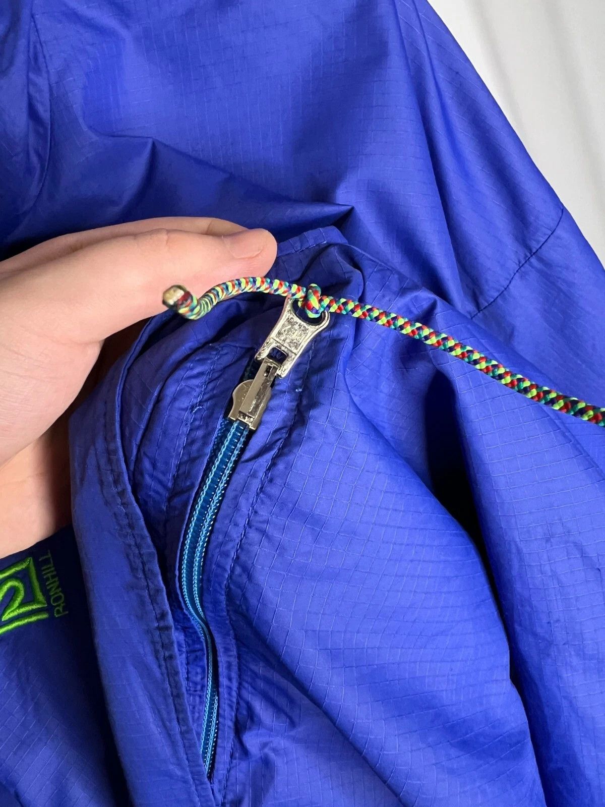 Other Ronhill Lightweight Windrunner Blue Nylon Jacket Anorak Size US S / EU 44-46 / 1 - 9 Thumbnail