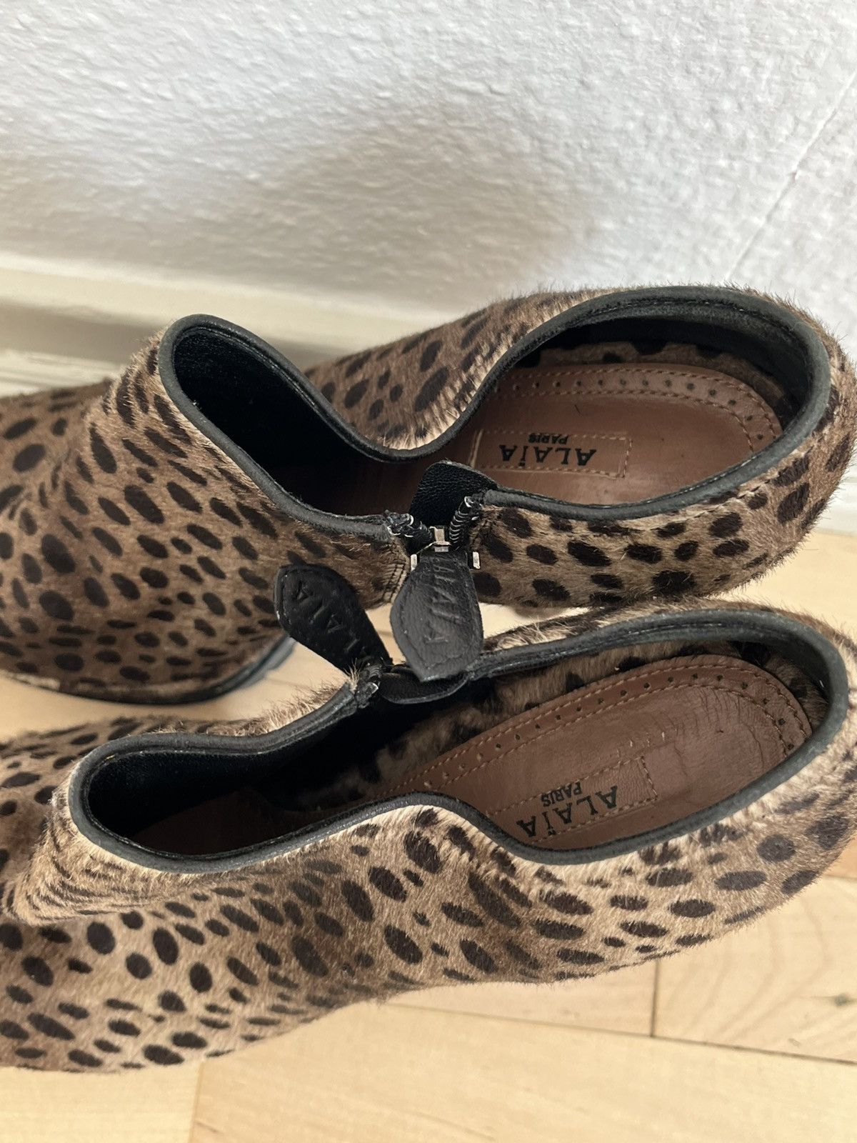 Alaia Archive Alaïa Leopard Calf Hair Platform Boots IT 40 Size US 10 / IT 40 - 4 Thumbnail