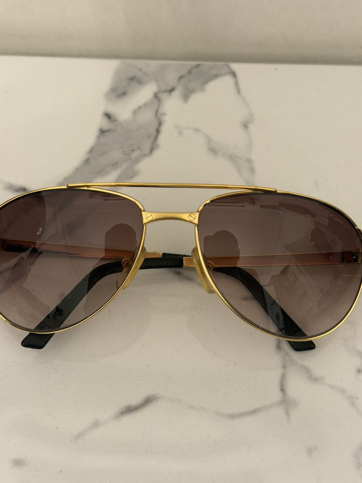 Cartier Cartier Men's Premiere Pilot/Aviator Sunglasses Vintage Size ONE SIZE - 1 Thumbnail