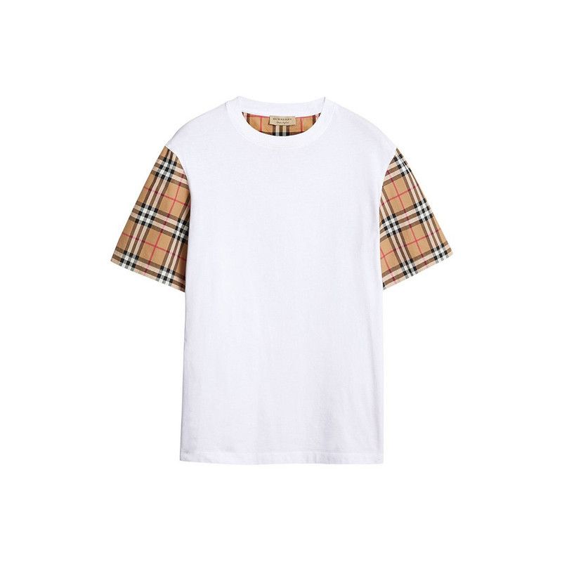 Burberry Burberry Check Print Short Sleeve T-Shirt 0079 Size US XL / EU 56 / 4 - 1 Thumbnail