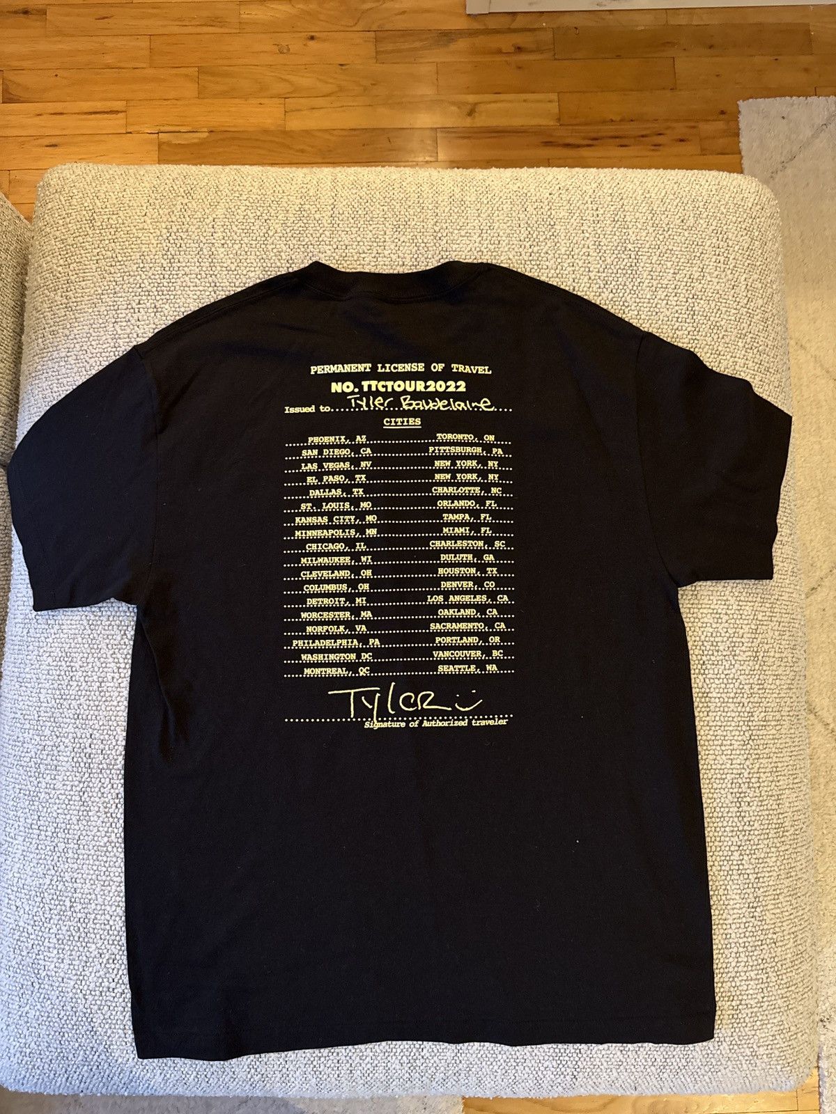 Golf Wang Golf Wang Call Me If You Get Lost License T Shirt Size US L / EU 52-54 / 3 - 4 Thumbnail