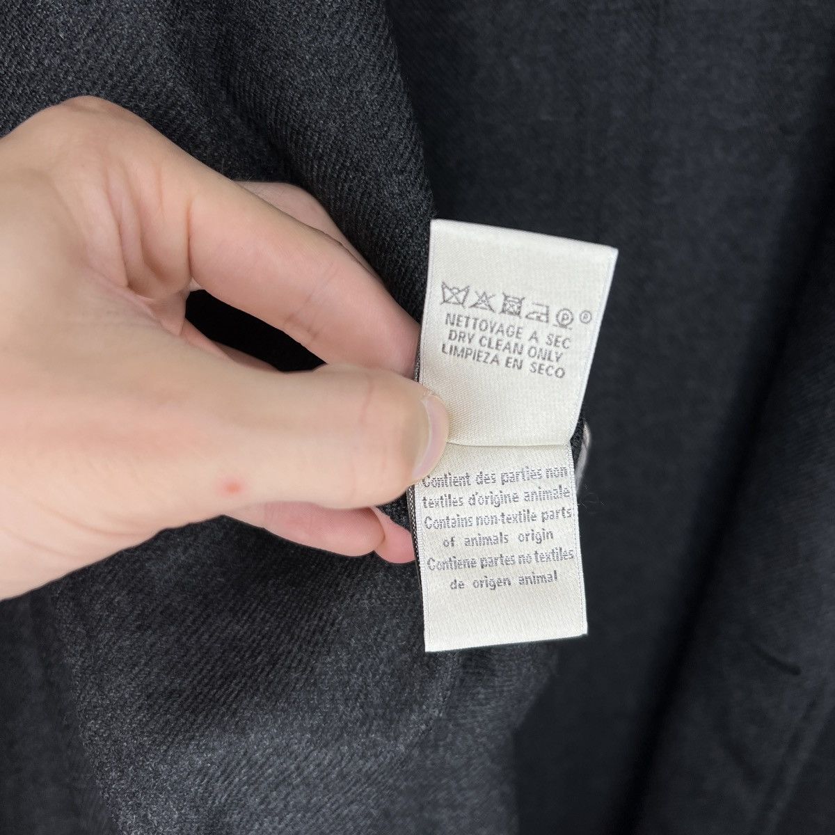 Hermes Hermes Wool Cashmere Blazer Jacket Grey Luxury Classic Suit Size US XL / EU 56 / 4 - 12 Thumbnail