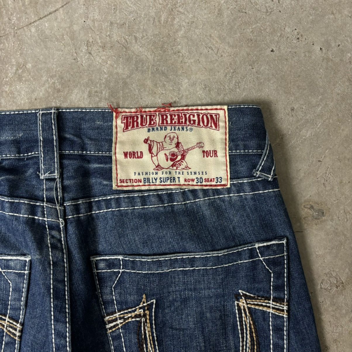 True Religion × Vintage Y2K TRUE RELIGION JEANS Size US 33 - 3 Thumbnail
