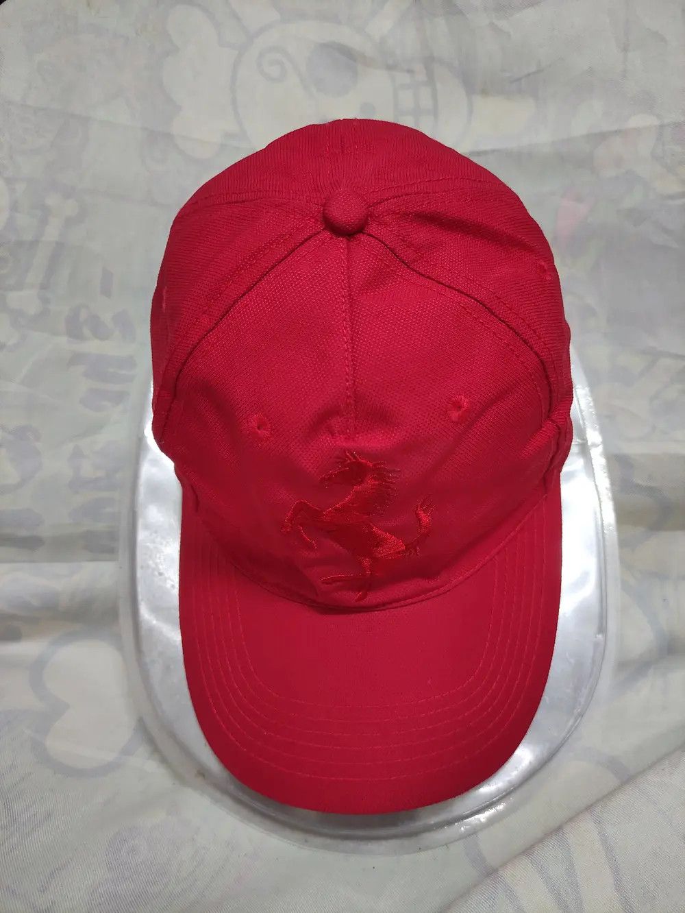 Ferrari FERRARI BIG LOGO FULLY RED COLOUR VINTAGE CAP Size ONE SIZE - 4 Thumbnail