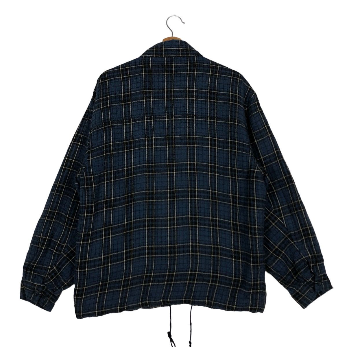 Japanese Brand 🔥90’s Vintage Flannel Jacket Media Oggi Tartan Design Size US L / EU 52-54 / 3 - 8 Thumbnail