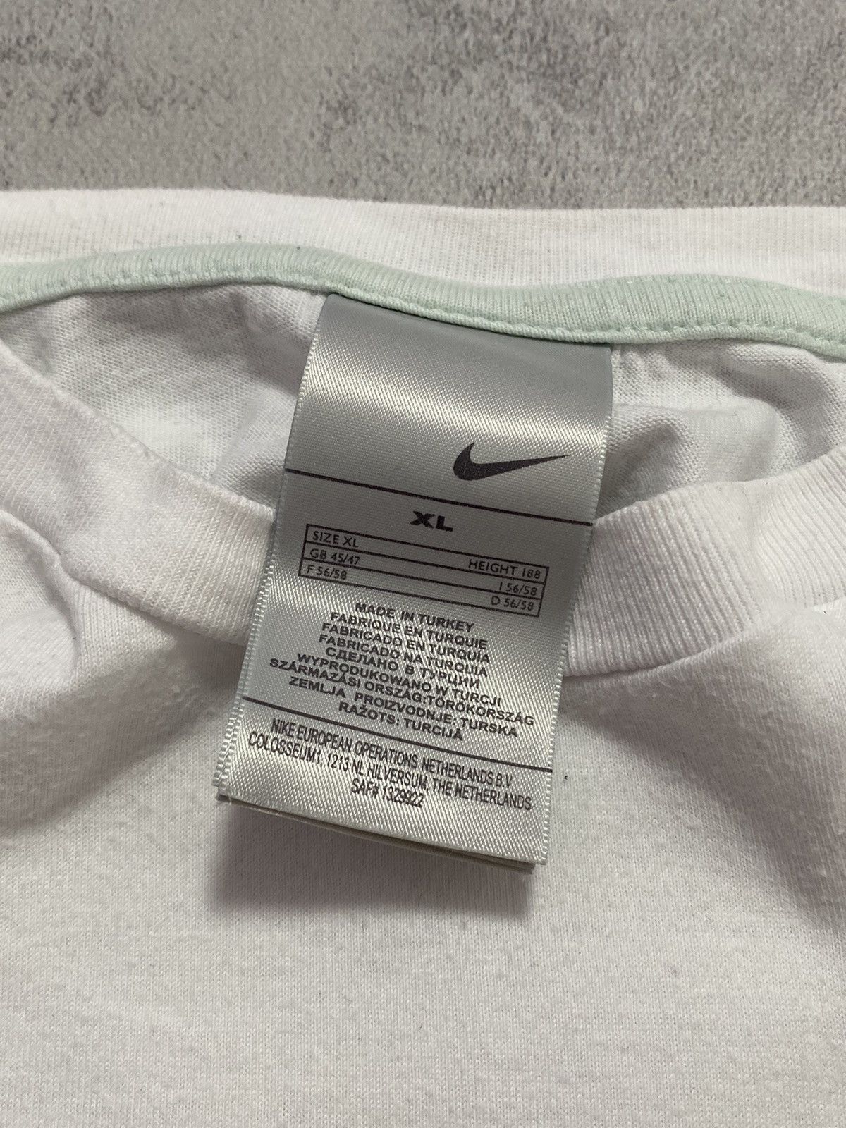 Nike 🐑 Vintage 90s T Shirt NIKE Big Logo Oversized Size US XL / EU 56 / 4 - 4 Thumbnail