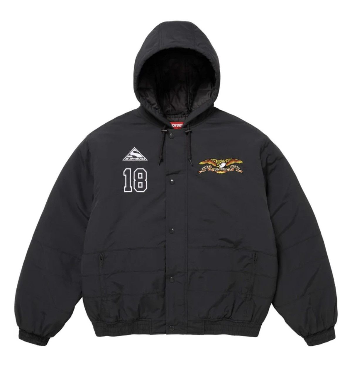 Antihero × Supreme Supreme FW25 ANTIHERO Stadium Jacket Size XL DS Size US XL / EU 56 / 4 - 2 Thumbnail