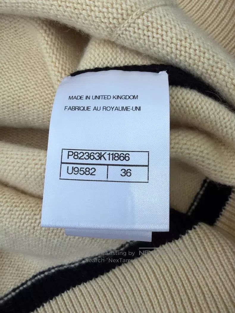 Chanel Chanel Beige and milky yellow knitwear coat Size XS / US 0-2 / IT 36-38 - 5 Thumbnail