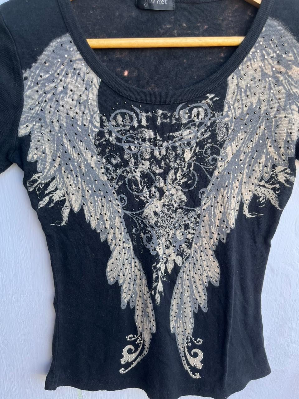 If Six Was Nine Croptop Knit Triball Punk Y2k Size S / US 4 / IT 40 - 2 Thumbnail